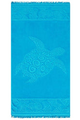 TELO MARE SPUGNA UNISEX  CELESTE DANTELA KUMINI COMPTOIR DE LA PLAGE